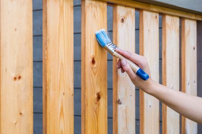 Fence Painting Or Staining